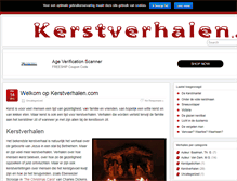 Tablet Screenshot of kerstverhalen.com